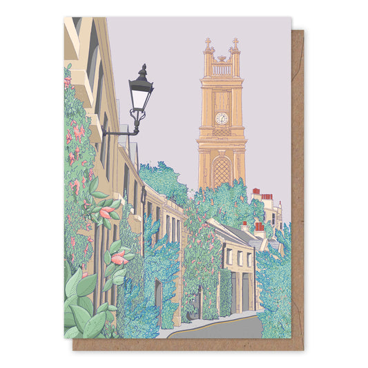 Circus Lane Edinburgh Card - Neon Magpie